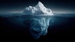 © Stock by Hemal - A High Resolution image of iceberg with the tip and submerged part as profit and hidden costs.