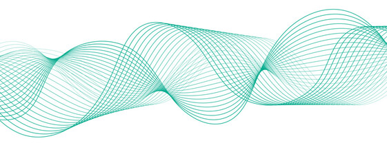 Poster - Abstract glowing Modern wave with Dynamic flowing lines. Futuristic technology and sound wave lines. Digital frequency track equalizer with Stylized line art. Twisted curve lines and blend effect