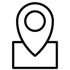 Fototapete - Location pin icon. Map pin place marker. Location icon. Map marker pointer icon set. GPS location symbol collection.