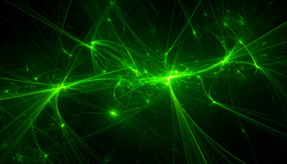 Poster - Abstract Green Energy Network Neural Network Visualization in Deep Space
