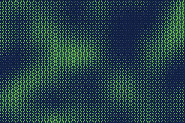 Leinwandbilder - abstract triangle halftone background. triangle vector abstract geometric background. Halftone triangular retro 80s pattern. Minimal style retro dynamic wallpaper.	