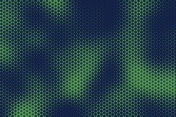 Leinwandbilder - abstract triangle halftone background. triangle vector abstract geometric background. Halftone triangular retro 80s pattern. Minimal style retro dynamic wallpaper.	