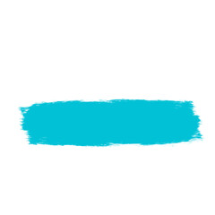 Aufkleber - Grunge blue paint hand made creative brush stroke isolated on transparent background.