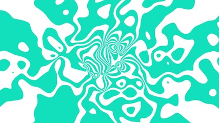 Poster - Abstract swirls in teal and white graphic pattern creative design for background or wallpaper