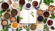© LIGHTFIELD STUDIOS - Various herbs and spices surround an open book, suggesting a journey into herbal traditions.