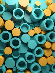 3D Abstract Background of Cataphora