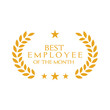 © MuhammadBahrudin - best employee of the month logo design template