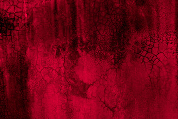 Aufkleber - Old wall texture cement black red  background abstract dark color design are light with white gradient background.