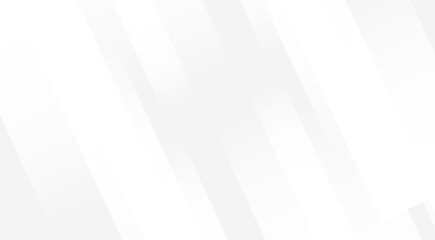 Poster - White minimalist abstract background diagonal lines minimal gray light