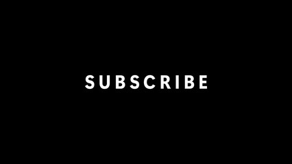 Poster - Bold white text prominently displaying the word subscribe centered on a dark black background suitable for various digital and media purposes.