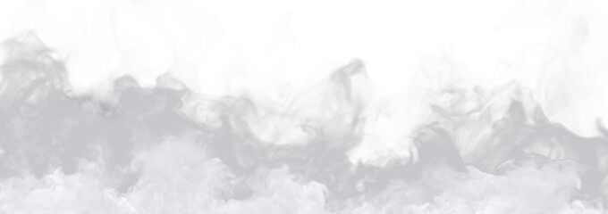 Poster - Cut-out Horror smoke fumes gas on transparent backgrounds 3d illustrations png