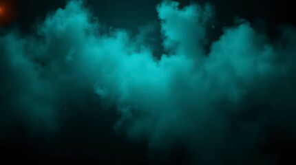 Aufkleber - Dramatic Teal Cloudscape