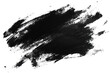 © rajibgfx - Black ink brush stroke texture isolated on transparent background
