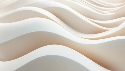 Poster - Thin Wavy Abstract Wave Pattern As Horizontal Divider In Striped Graphic Template