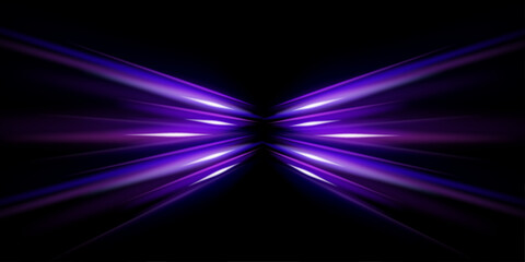 Poster - Flash light effects, Flare bright Camera light or sunlight lens, Stars in space, blue ray background shiny highlights, vector shimmering elements glow sparkl 