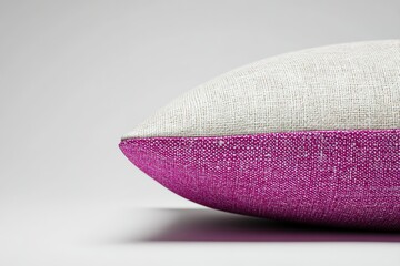 Poster - Decorative pillow showcasing a beautiful blend of textures and colors for modern interior design and home decor
