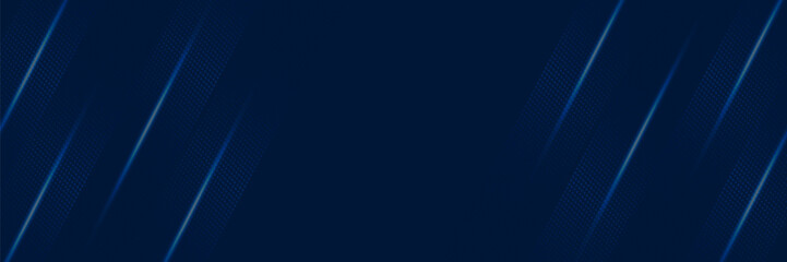 Dark blue background with abstract glowing lines graphic elements. Modern simple texture design. Futuristic technology concept. Suit for poster, cover, banner, brochure, flyer. Vector illustration
