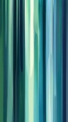 Poster - Abstract Backdrop of Green Blue Vertical Lines for Art and Design Projects