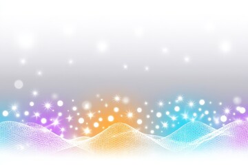 Poster - Abstract Colorful Wave Background - Vibrant, glowing waves with light effects. Ideal for tech, modern, or futuristic designs