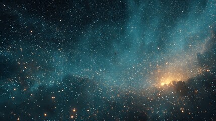 Aufkleber - The cosmos filled with countless stars