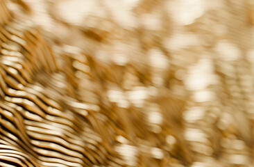 Poster - Gold waveform futuristic background 3d rendering soft focus	
