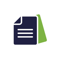 Poster - This modern file icon symbolizes document management, ideal for apps, websites, and digital environments. It provides clarity and userfriendliness, ensuring ease of use across all platforms