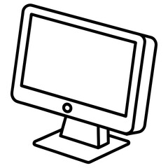 Poster - computer monitor icon