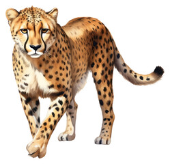 Wall Mural - png cheetah wildlife animal mammal.