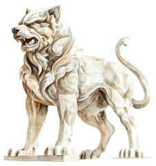 Wall Mural - png an ancient greek cerberus statue art accessories.