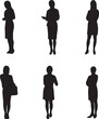 © Hridoy - business woman silhouettes