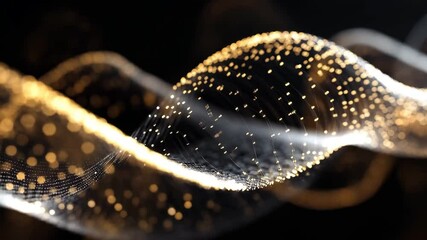 Aufkleber - exploration of dna strands intertwined with data processing in a modern digital environment, dna str
