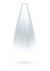 Wall Mural - png white glowing light background spotlight flare.