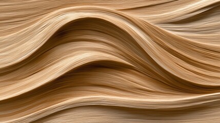Fototapete - The image is of a wooden surface with a wavy texture. The wood grain is visible and the surface appears to be a part of a larger piece of furniture. Scene is warm and inviting