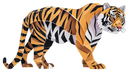 Wall Mural - png tiger wildlife animal mammal.