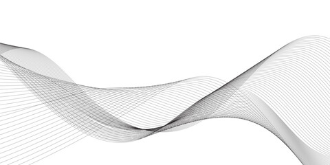 Aufkleber - Abstract background with business lines. Technology, data science, geometric border pattern. Isolated on white background. Vector illustration.