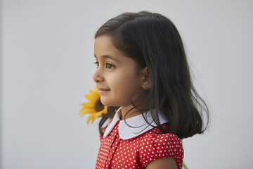 portrait of a young indian girl