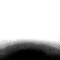 Aufkleber - Halftone dots gradient, black to white