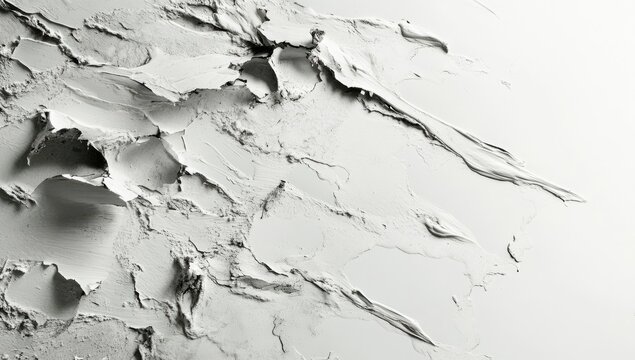 Textured light gray surface with sculpted, flowing forms