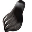 © 3D STUDIO - Buy best black hair extensions online for women long shiny hair beauty tips on transparent background