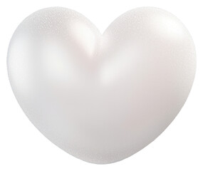 Wall Mural - png heart symbol white minimalist.
