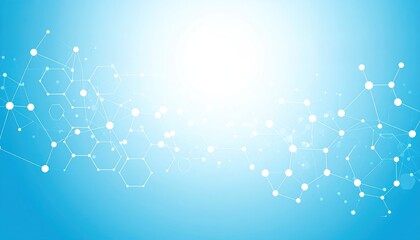 Abstract Blue Network Background.