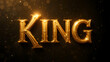 © Sara - King golden editable vector text effect. Luxury text effect.