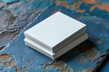 Fototapete - High Resolution Picture of Notepaper Style Business Card