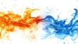© Art - Abstract fire and ice