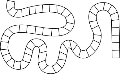 board game path for kid activity book