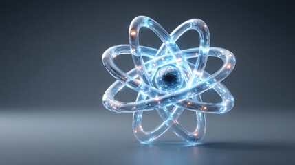 Poster - A stunning blue and white flower emanating beauty and elegance through its intricate petal structure