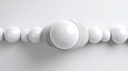 Poster - A bright white light bulb hanging elegantly against a simple wall for a clean and modern aesthetic in design