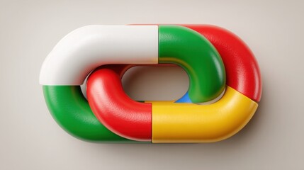 Poster - Colorful circular object representing a concept of fixing broken execution lines in project management and workflow