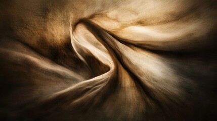Wall Mural - Abstract swirling patterns of  warm, earthy tones.