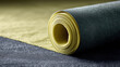 © Nakarin - Roof underlayment roll with overlap installation, showing textured surface and layered material